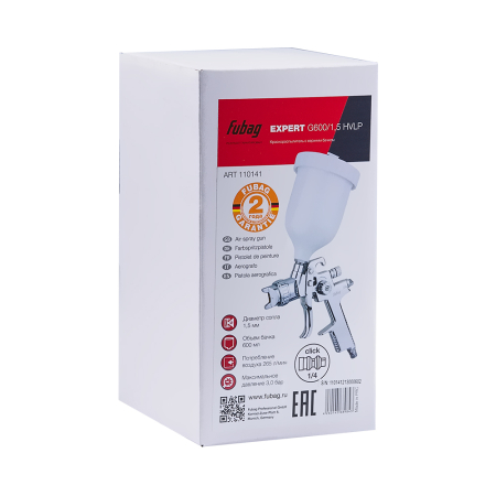 EXPERT G600/1.5 HVLP (265л/м_3бар_верхний бачок 0.6л_1_5мм) фото