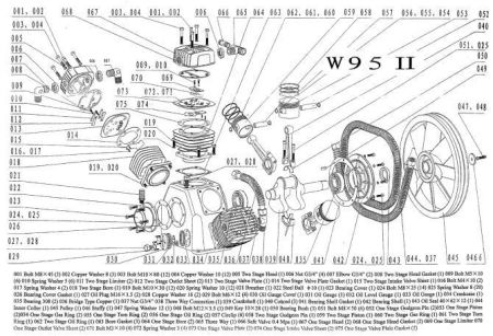 Угольник 007W95II для поршневого блока W95-10 (10 бар) фото