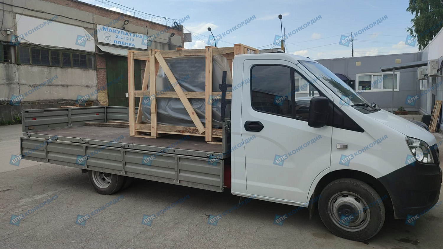 Отгрузка компрессора Remeza СБ4/Ф-500.LT100-11 кВт в г. Новосибирск